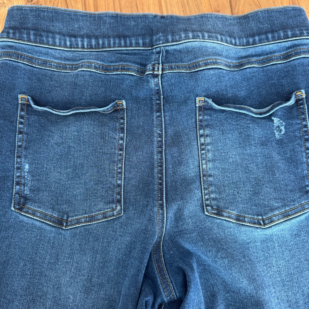 SPANX Dark Wash Blue Jeggings - Picture 5 of 15